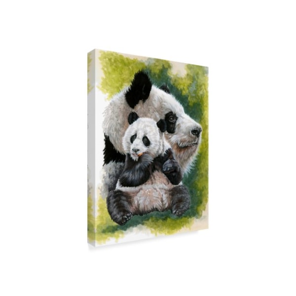 Barbara Keith 'Pandas' Canvas Art,14x19